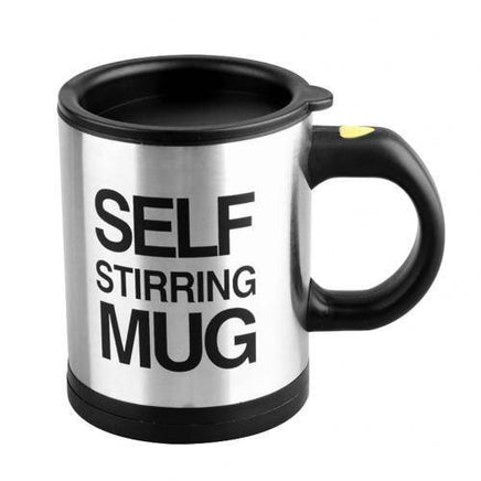 Stainless Steel Lazy Automatic Self-Stirring Innovative Mug | ORANGE KNIGHT & CO.