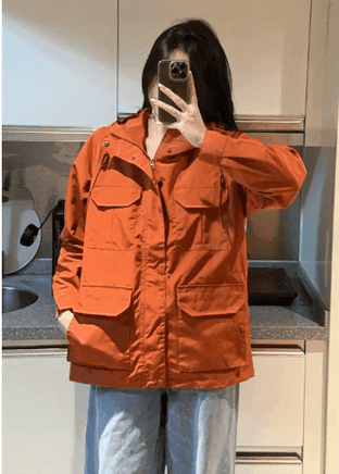 Orange Lightweight Jacket | ORANGE KNIGHT & CO.