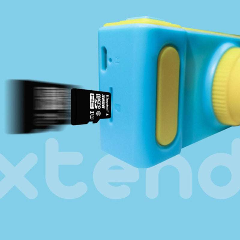 Kids digital camera with SD card slot