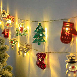 2023 Christmas LED Light String Santa Claus Elk Snowman Xmas Ornament String Light Christmas Decorations 2023 New Year Navidad Gift | ORANGE KNIGHT & CO.