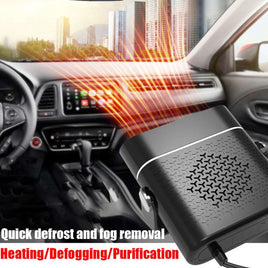 3 In 1 Car Heater Defogger Plug In Cigarette Lighter Mini Car Heater Defroster ABS Car Heaters Fan Defogger Anti-Fog | ORANGE KNIGHT & CO.