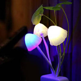 Color LED Mushroom Light, 3 Colors, With Sensor, Novelty, 220v | ORANGE KNIGHT & CO.