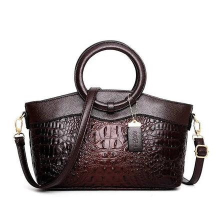Gykaeo Luxury Handbags Women Bags Designer Crocodile Woman Leather | ORANGE KNIGHT & CO.