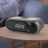 10W Wireless Charging Alarm Clock Radio Bluetooth Speaker With Microphone Gadgets Electronic Bluetooth Speaker Box | ORANGE KNIGHT & CO.