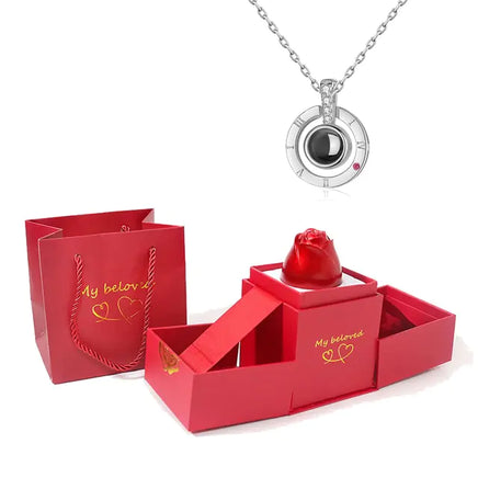 Projection Necklace With Gift Box | ORANGE KNIGHT & CO.