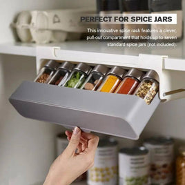 Kitchen Self-Adhesive Wall-Mounted Spice Organizer - ORANGE KNIGHT & CO.