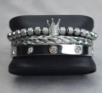 Roman Royal Charm Men Bracelets Stainless Steel - ORANGE KNIGHT & CO.