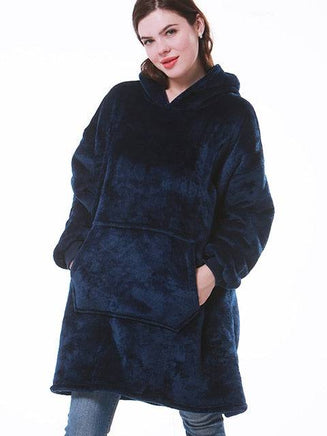 Hooded Winter Soft Plush Fleece Sofa Blanket | ORANGE KNIGHT & CO.