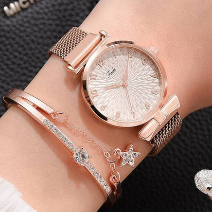 Luxury Magnetic Quartz Bracelet Watches | ORANGE KNIGHT & CO.