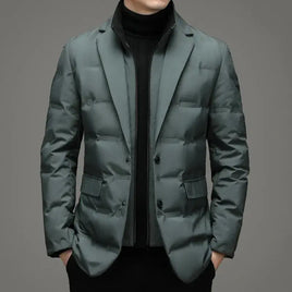 Men's Winter Two-piece Warm Blazer | ORANGE KNIGHT & CO.