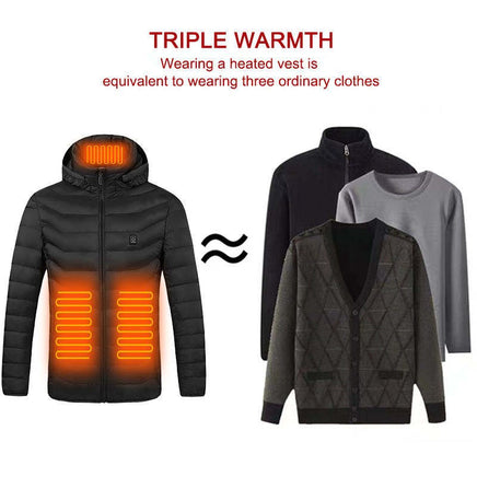 State of the Art Heated Jacket Experience Unparalleled Warmth | ORANGE KNIGHT & CO.