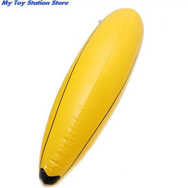 New 66cm Inflatable Banana PVC Blow up Tropical Fruit Cute Toy Kids Party | ORANGE KNIGHT & CO.