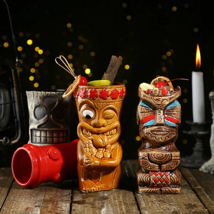 Hawaii Ceramic Tiki Mugs | ORANGE KNIGHT & CO.