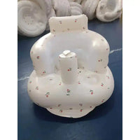 Inflatable baby chair for dining and bath with safety features