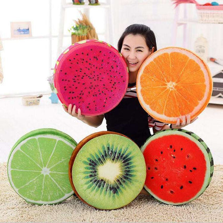 3D fruit plush pillows for home decor
