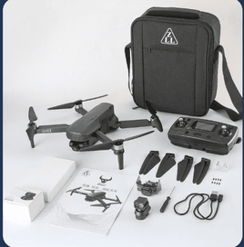 SG908MAX drone with accessories and carrying case for aerial photography