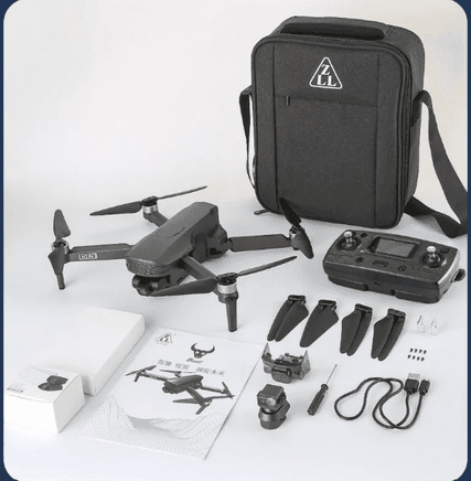 SG908MAX drone with accessories and carrying case for aerial photography