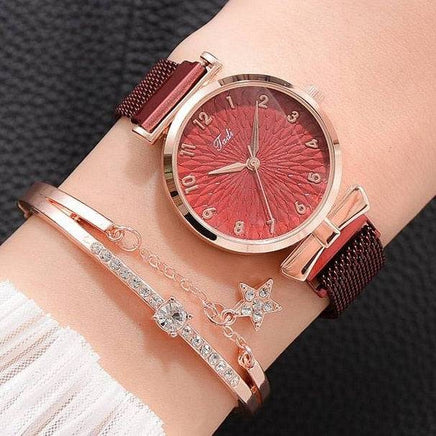 Luxury Magnetic Quartz Bracelet Watches | ORANGE KNIGHT & CO.