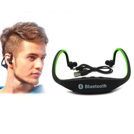 S9 Bluetooth Headset Rear-Mounted Sports Bluetooth Headset Stereo Bluetooth Headset Headset Wireless Card Headset | ORANGE KNIGHT & CO.