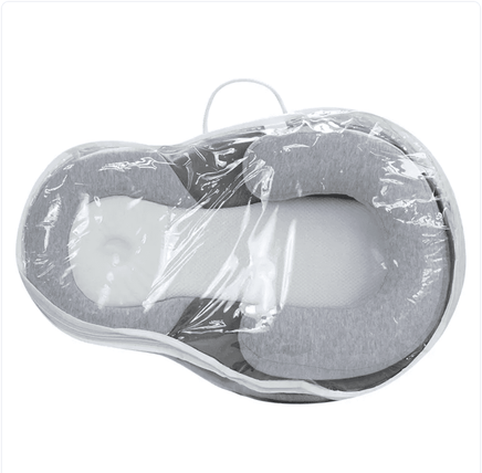 Baby pillow in packaging for support