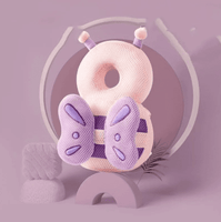 Toddler head protection pad with butterfly design for fall cushioning