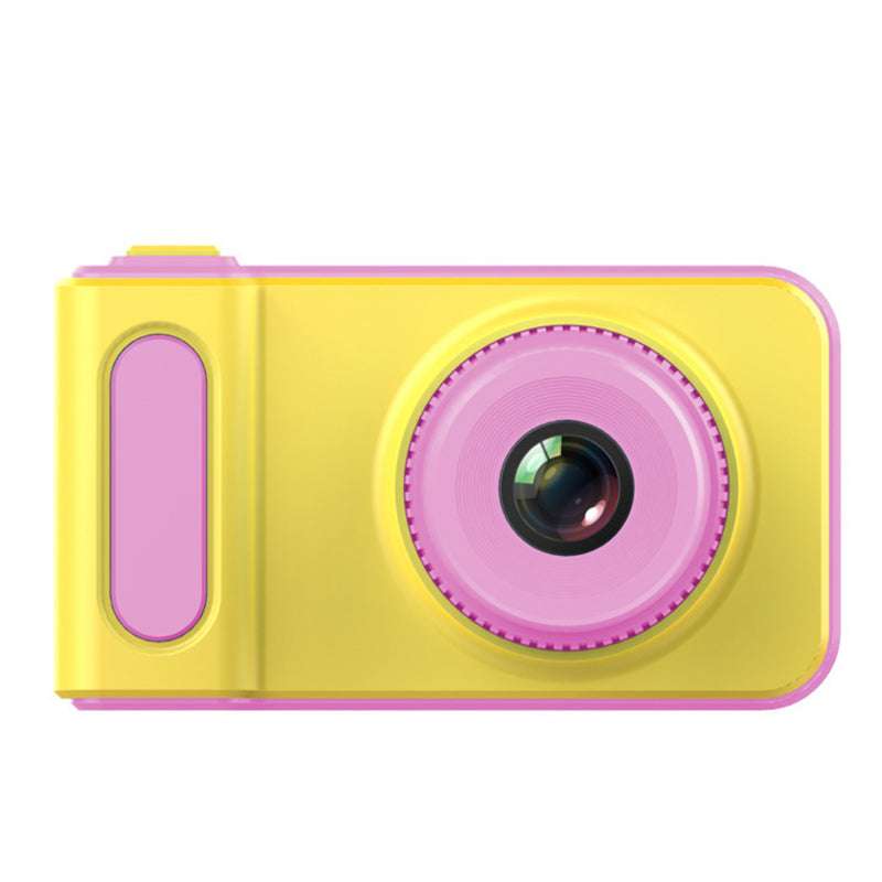 Pink and yellow children's camera