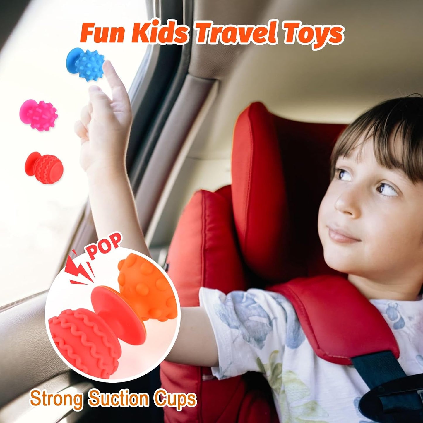 Sensory Suction Toys for Kids - Calming 16-Pack