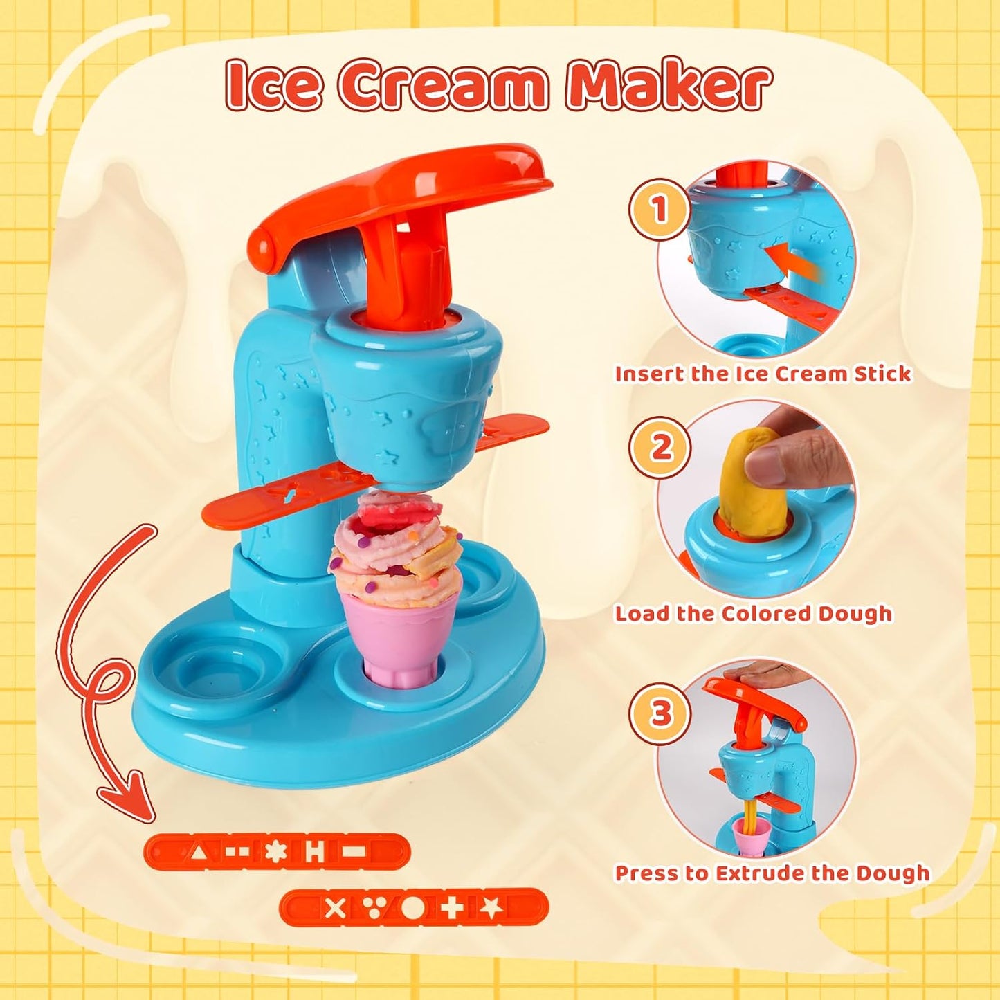 Kids Playdough Kitchen Set for Creative Chefs