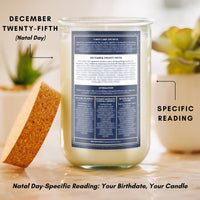 Birthday Candles - Custom Birthdate Astrological Zodiac Scented Candles. Astrology Gifts. All Natural Soy Wax. 75+ Hour Burn Time. Made in USA - September 9