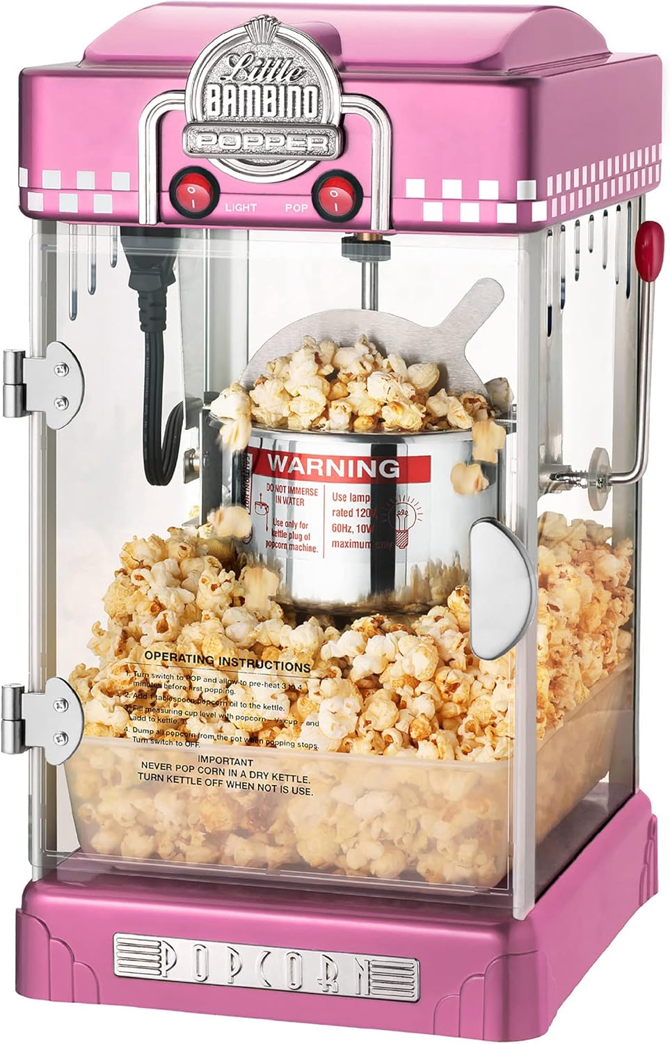Pop Pup 2.5oz Popcorn Machine - Vintage Tabletop Popper