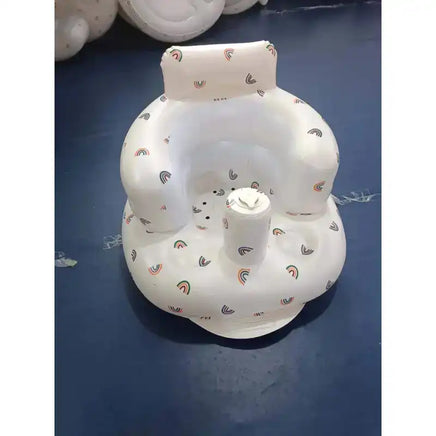 Inflatable baby chair with colorful design for safety