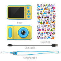 Kids' camera with stickers and accessories