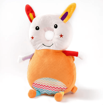 Soft plush unicorn-shaped toddler head cushion for fall protection