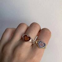 Creative Love Heart Ring - ORANGE KNIGHT & CO.