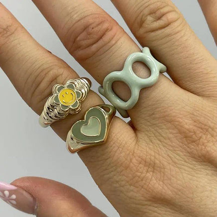 Creative Love Heart Ring - ORANGE KNIGHT & CO.