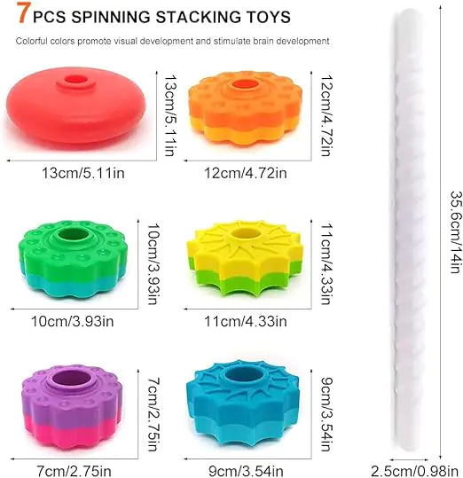 Colorful stacking toys for kids