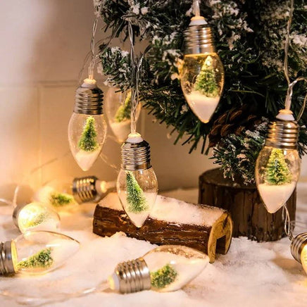 New LED Wishing Bottle String Lights Battery Powered Christmas Tree Bulbs Fairy Garland Lights For Party Holiday Decoration | ORANGE KNIGHT & CO.