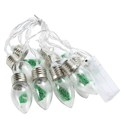 New LED Wishing Bottle String Lights Battery Powered Christmas Tree Bulbs Fairy Garland Lights For Party Holiday Decoration | ORANGE KNIGHT & CO.