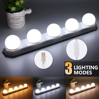 Portable Makeup Light Five Bulbs Mirror Headlight Led Fill | ORANGE KNIGHT & CO.