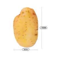 Potato-shaped Meat Games Pet Toy with realistic texture, measuring 15cm in height and 10cm in width, perfect for dogs.