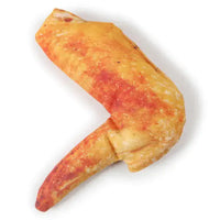 Chicken wing-shaped Meat Games Pet Toy with realistic texture and color, designed for interactive dog play and chewing.