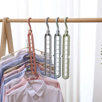 Magic Multi-port Support Hangers For Clothes Space Saving Drying Rack Multifunction Plastic Wardrobe Organizer Clothes Rack | ORANGE KNIGHT & CO.