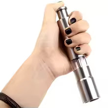 Pump & Grind Stainless Steel Salt and Pepper Grinder — One-Hand Operation