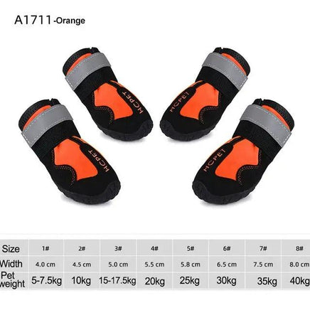 Waterproof Reflective Dog Boots | ORANGE KNIGHT & CO.