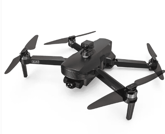 KUN drone with 4 propellers and camera for professional aerial photography