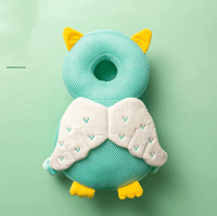 Toddler head protection pad with owl design