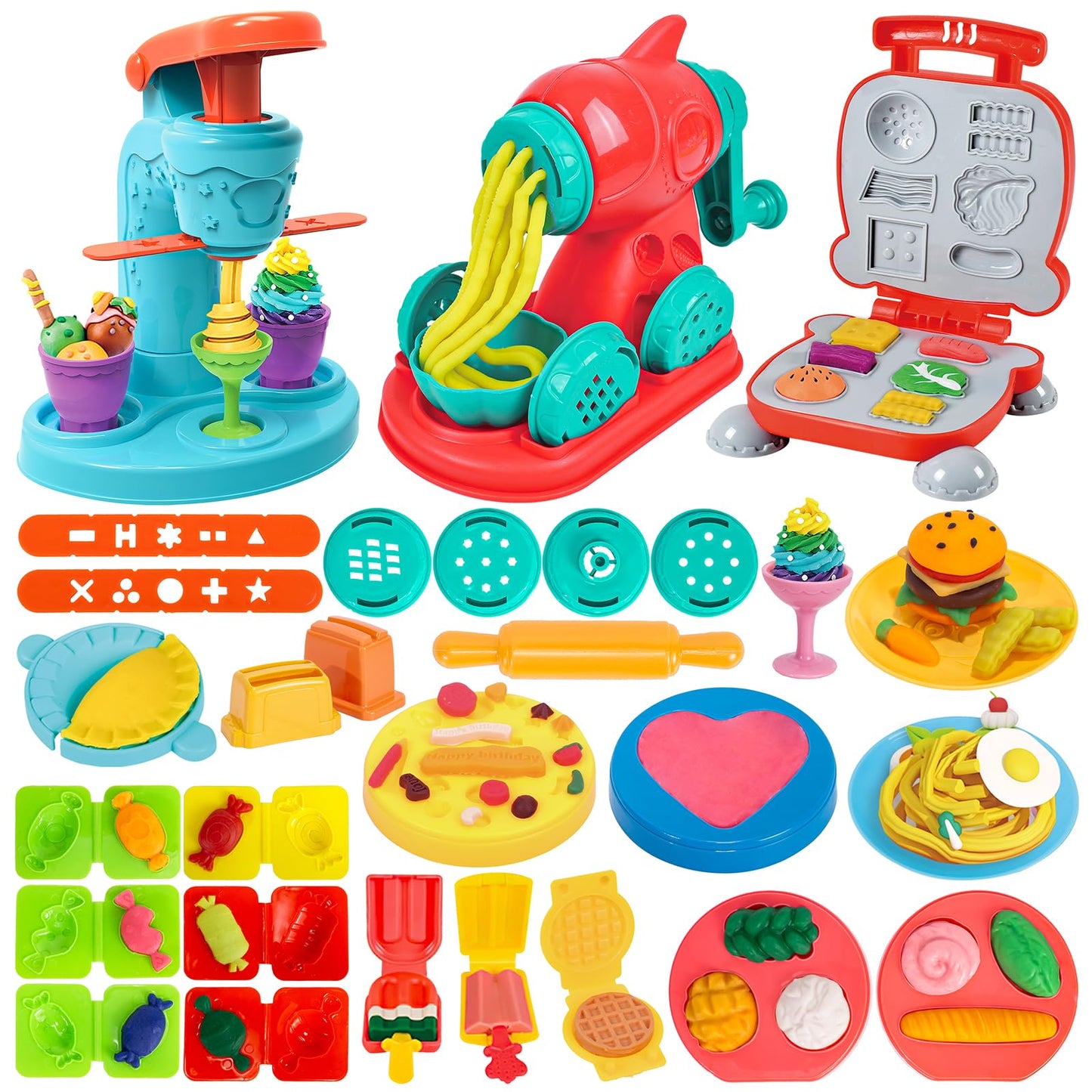 Kids Playdough Kitchen Set for Creative Chefs