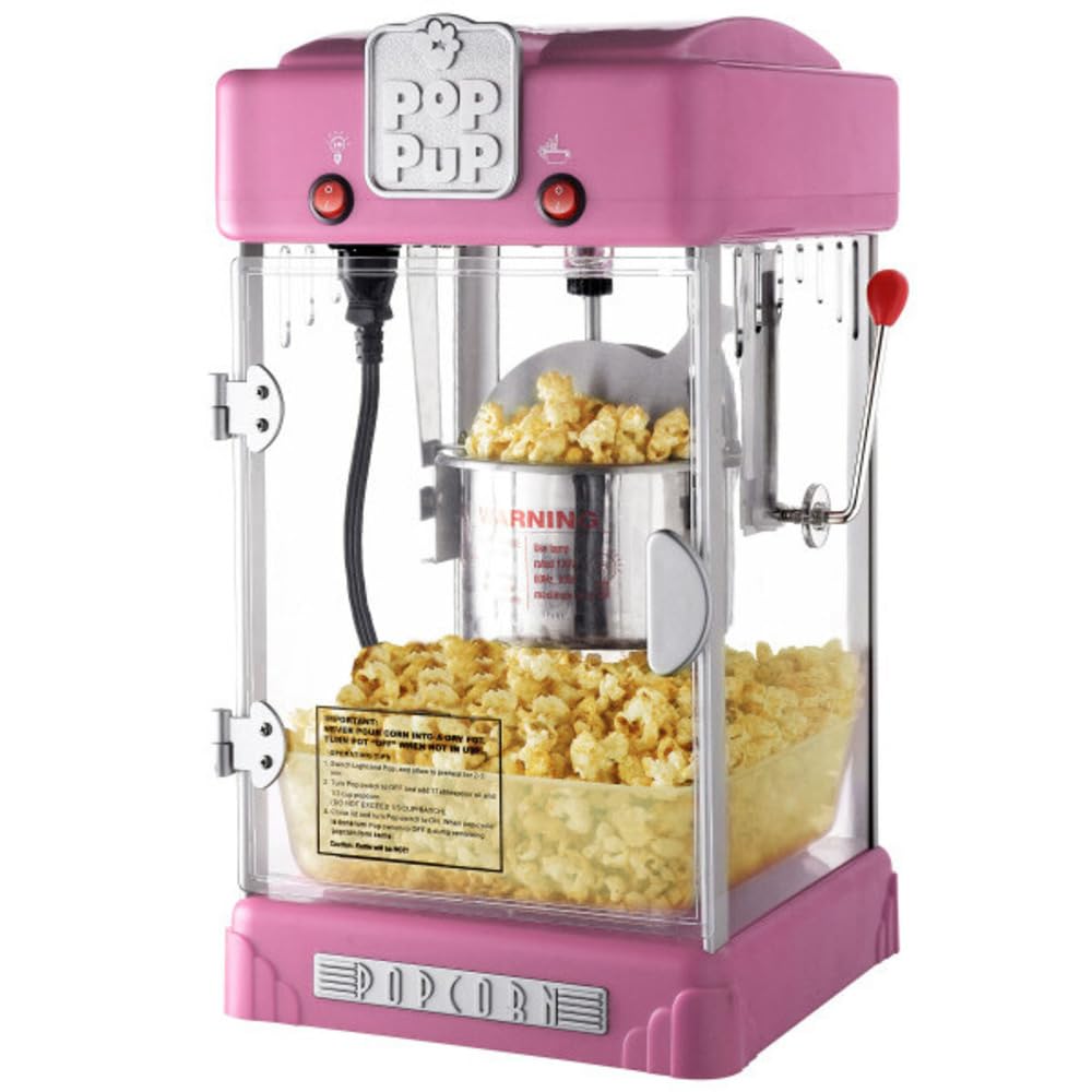 Pop Pup 2.5oz Popcorn Machine - Vintage Tabletop Popper