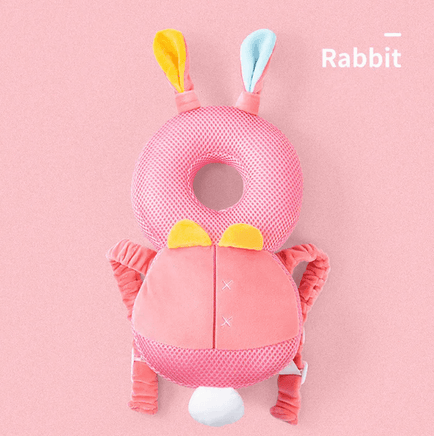 Rabbit plush head cushion for toddler safety