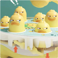 Close-up of the Groundhog Educational Toy duck theme, showing detailed yellow duck figures with expressive faces and durable construction.